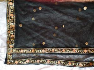 Black Embellished Lehenga Choli Set