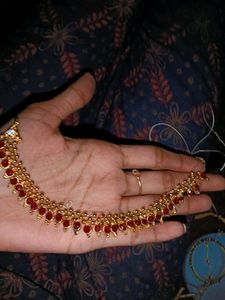 Red Beaded Necklace