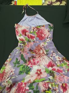 Floral Print Halter Sundress