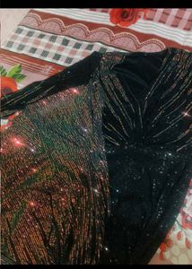 Sequin Embellished Party Gown