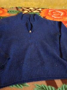 Blue Pullover Sweater