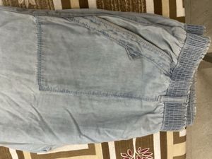 Light Blue Jogger Pants