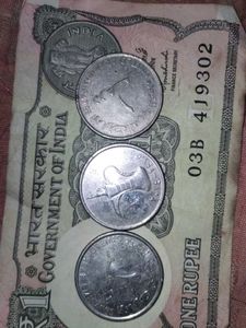 Vintage Indian Currency Set