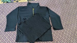 Elegant Neavy blue casual top