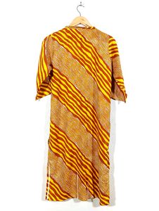 Striped Button-Down Dress