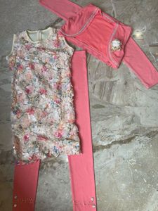 Girls' Dress and Jacket Set