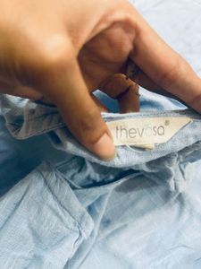 Premium cotton Blue Kurta Set