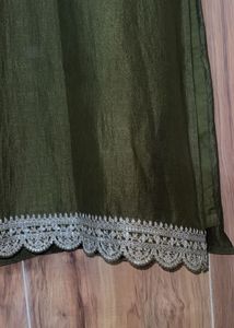 libas olive green kurta