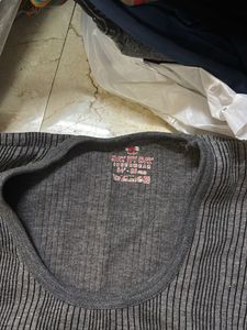 Striped Thermal Top