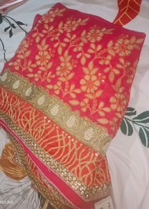 Designer Heavy Embroidery Saree 😍