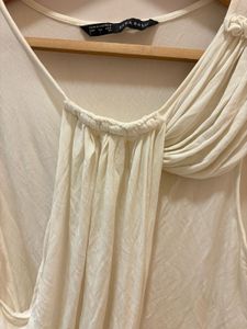 Zara Off-White Beautiful Top