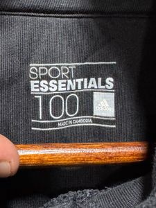 Adidas Sport Essentials 3 Strips Black Hoodie