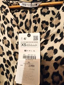 Zara Animal Print Shirt