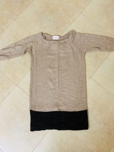 Mini Wool Dress For Womens