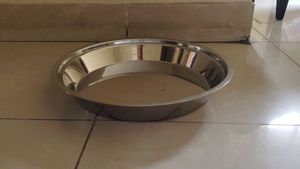 Stainless Steel Thaal Size - 12.5&#34; x 2.5&#34;