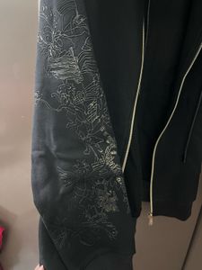 Stylish Black Zip-Up Hoodie