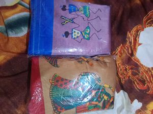 combo 2 bollywood printed Art Saree party wear