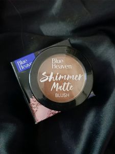 Blue Heaven Shimmer Matte Blush