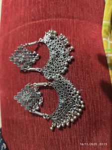 Ethnic Silver Earrings