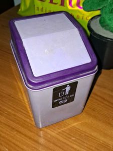Purple Swing Dust Bin
