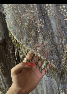 10m Skirt Grey Lehenga