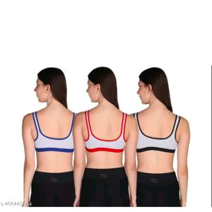 Comfy Women Girls Sports Non Padded Bra