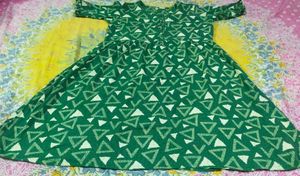 Frock Cutting Pure Cotton Kurti