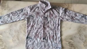 Patterned Long Sleeve Shirt