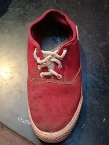 Kids Red Casual Shoes