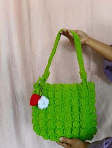 Crochet Puffcorn Bag