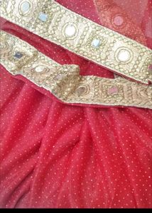 Elegant Red Saree