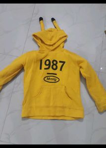 Cute Yellow Kids Hoodie