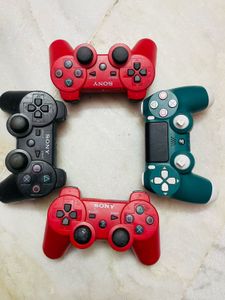 Sony Not Working 3 PS3 And 1 Ps4 Controllers