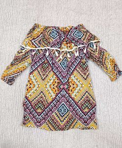 Patterned Off-Shoulder Top For Women