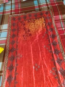 Red Colour Kurta set With Dupatta For Wome