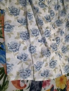 Floral Print Button-Down Shirt