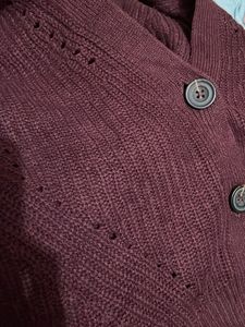 Abercrombie &amp; fitch  Chic Purple Knit Cardigan
