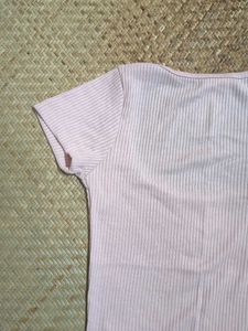 Ribbed Square Neck Top