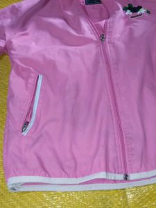 Cute Pink Embroidered Jacket