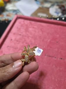 Petals Gold Adjustable Ring