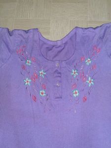 Floral Embroidered Nightgown