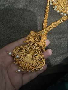 Elegant Gold Plated Temple Jewelry Set