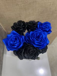 Satin Eternal Rose Handmade