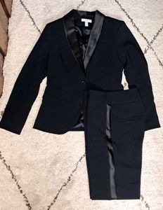 H&amp;M Black Tuxedo Suit For Women
