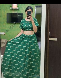 😍🌿New Green Lehenga Choli 🌿😍