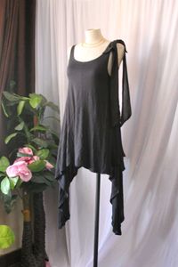 Vintage Black Dress Without Waist Belt