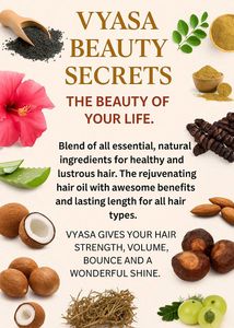 Vyasa Beauty Set: Hair &amp; Face Packs