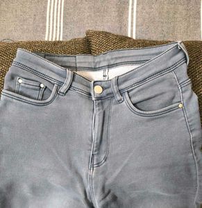 Gray Denim Jeans