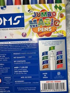 Doms Magic Pens &amp; Cello Glitter Pen