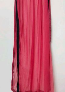 Embroidered Tunic Top With Pajama And Dupatta